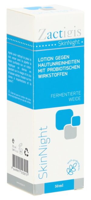 ZACTIGIS SkinNight Lotion Hautunr prob 50 ml