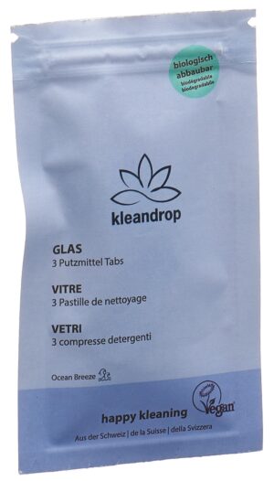 KLEANDROP Glasreiniger Btl 3 Stk