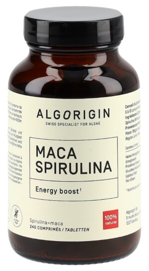 ALGORIGIN Spirulina+Maca Tabl       Glasfl 240 Stk