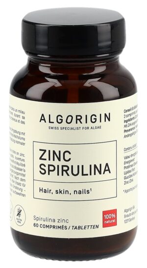 ALGORIGIN Spirulina Zink Tabl        Glasfl 60 Stk