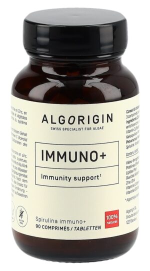 ALGORIGIN Spirulina Immuno+ Tabl     Glasfl 90 Stk