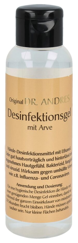 ANDRES Desinfektionsgel Arve Fl 100 ml