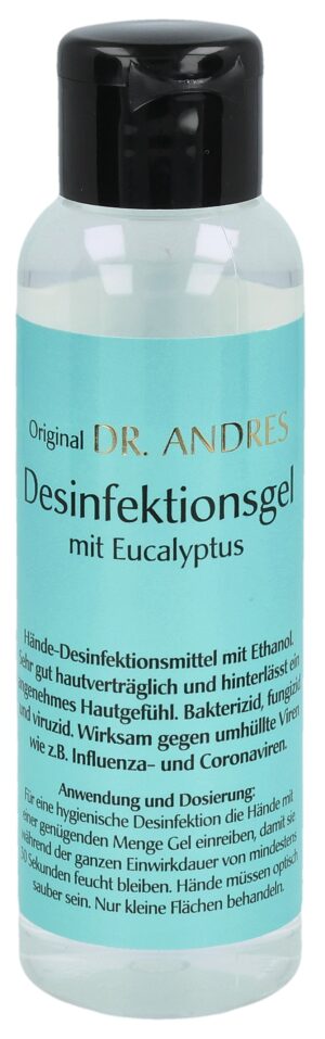 ANDRES Desinfektionsgel Eucalyptus Fl 100 ml