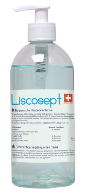 LISCOSEPT Händedesinfektion Dosierpumpe  Fl 500 ml