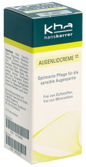 HANS KARRER Augenlidcreme Eco           Disp 15 ml