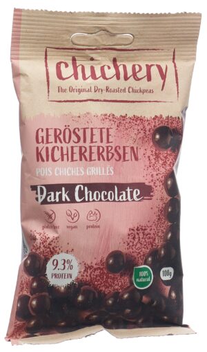 CHICHERY Kichererbsen Dark Chocolate     Btl 100 g