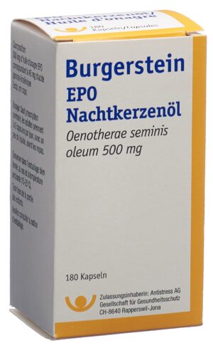 BURGERSTEIN EPO Weichkaps 500 mg           180 Stk
