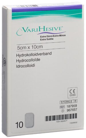 VARIHESIVE Verband 5x10cm extra dünn        10 Stk