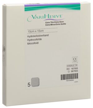 VARIHESIVE Verband 15x15cm extra dünn        5 Stk