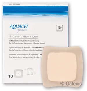 AQUACEL FOAM adhaesiv 17.5x17.5cm 10 Stk