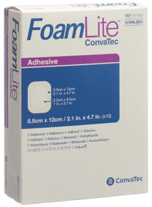 FOAM LITE Convatec Silikon-Schaum 5.5x12cm  10 Stk