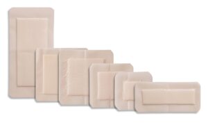 FOAM LITE Convatec Silikon-Schaum 5x5cm     10 Stk