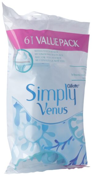 GILLETTE Simply Venus2 Einwegrasierer  Blist 6 Stk