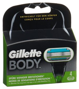 GILLETTE Body Systermklingen                 4 Stk