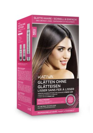 KATIVA Xtreme Care Haarglättung ohne Glätteisen