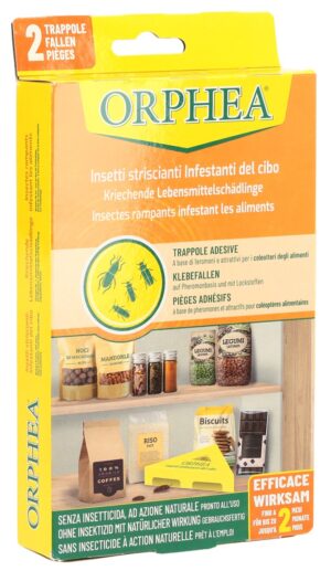 ORPHEA Falle Lebensmittelschädlinge kriech   2 Stk
