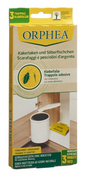 ORPHEA Falle Kakerlaken Silberfisch          3 Stk