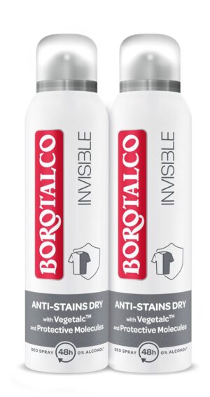 BOROTALCO Deo Invisible Spray         2 Spr 150 ml