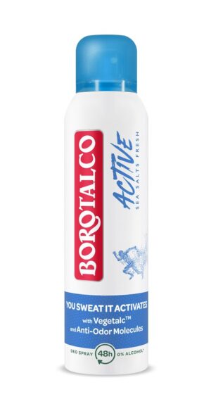 BOROTALCO Deo Active Spray Meersalz     Spr 150 ml