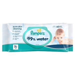 PAMPERS Feuchte Tücher 99% Water            60 Stk