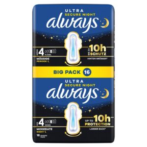 ALWAYS Ultra Binde Gr4 Sec Nig Flü BigP     16 Stk