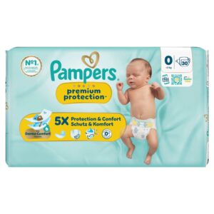 PAMPERS Prem Prot NB Gr0 <3kg Mic Sin Pa 30 Stk