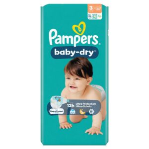 PAMPERS Baby Dry Gr3 6-10kg Midi Sparp      52 Stk