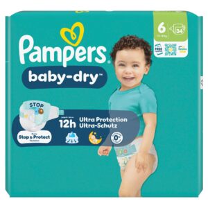 PAMPERS Baby Dry Gr6 13-18kg Extra L Spar   34 Stk