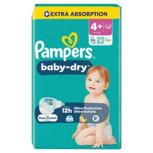 PAMPERS Baby Dry Gr4+ 10-15kg Ma Pl Sparp   42 Stk