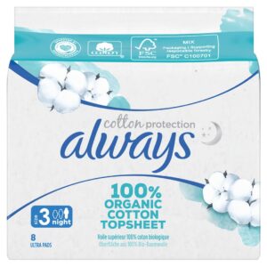 ALWAYS Ultra Binde Cot Protect Night Flügel  8 Stk