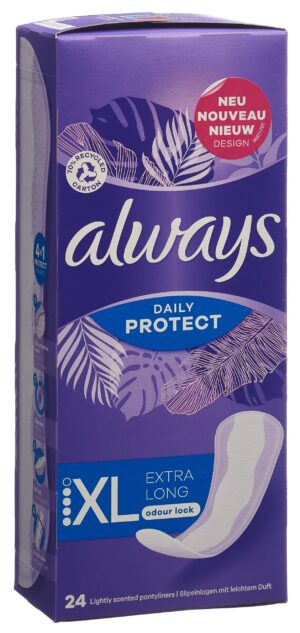 ALWAYS Slipeinl Daily Prot Extra Long Duft  24 Stk