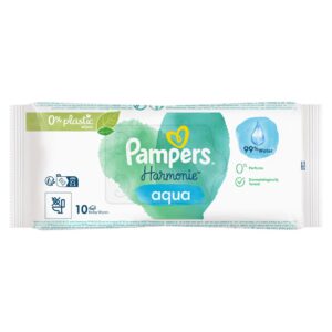PAMPERS Feuchte Tücher Aqua Soft tou Travel 10 Stk