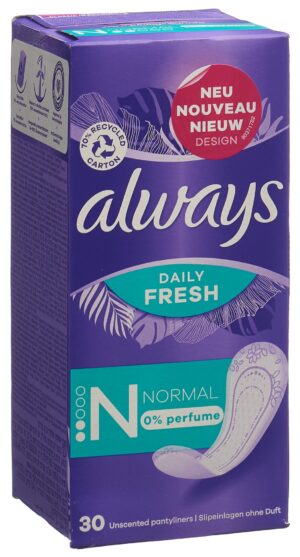 ALWAYS Slipeinlage Normal ohne Duft         30 Stk