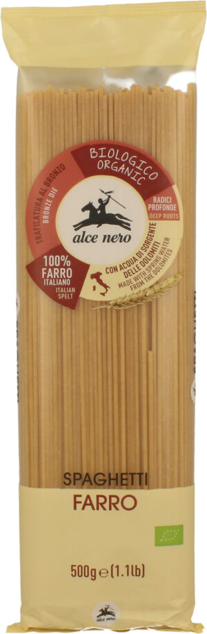 ALCE NERO Spaghetti Farro - Dinkel hell 500 g