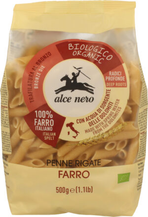 ALCE NERO Penne Farro - Dinkel hell 500 g