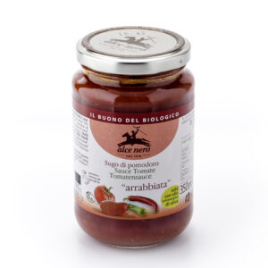 ALCE NERO Tomaten Sauce All'Arrabbiata Glas 350 g