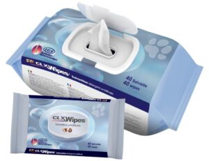 CLX WIPES Feuch Reinigungstuecher Hunde Katz 40 Stk