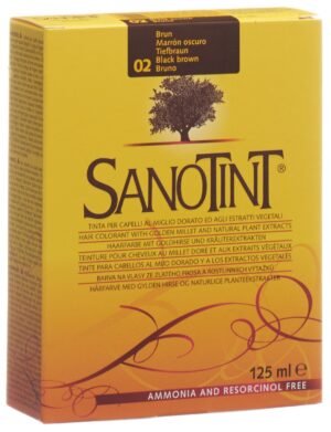 SANOTINT Haarfarbe 02 tiefbraun