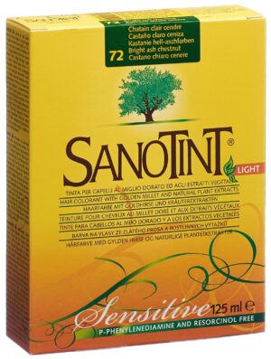 SANOTINT Sensitive Haarfarbe 72 kasta hell-aschfa