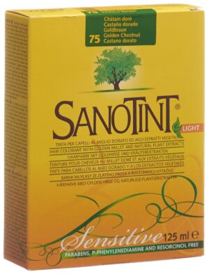 SANOTINT Sensitive Haarfarbe 75 goldbraun