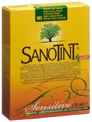 SANOTINT Sensitive Haarfarbe 80 hell naturblond