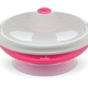 NUVITA Warmhalterteller mit Saugnapf pink