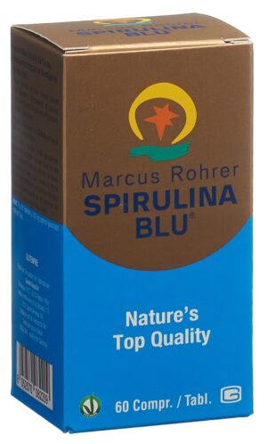 MARCUS ROHRER Spirulina BLU Tabl     Glasfl 60 Stk