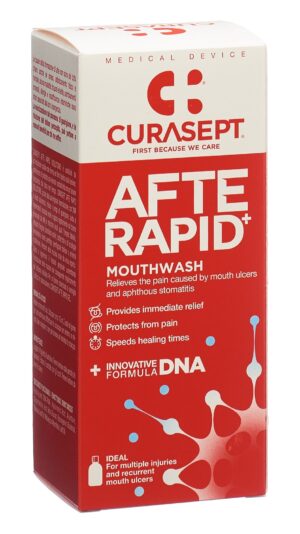 CURASEPT AFTE RAPID DNA Spüllösung EN/IT    125 ml