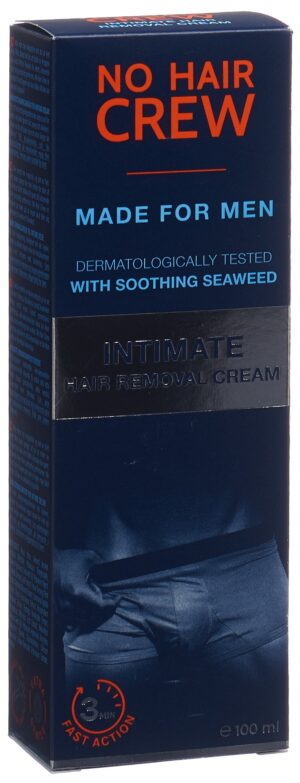NO HAIR CREW Enthaarungscreme Intim MänneTb 100 ml