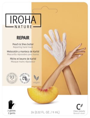IROHA Hand&Nail Mask Peach 2 x 9 ml