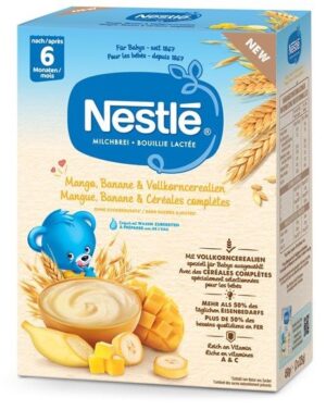 NESTLE Milchbrei Mango Bana&Vollkorncer 6    450 g