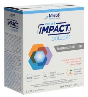 IMPACT ORAL Immunonutrition Plv Tropical5 Btl 74 g