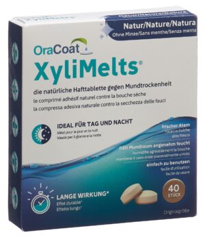 XYLIMELTS Hafttabl Mundtrockenheit Nature   40 Stk