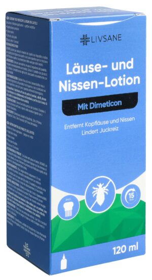 LIVSANE Läuse- & Nissen-Lot Dimetic Kamm Fl 120 ml